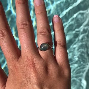 🌼🌿Handmade Wire Marble Ring🌿🌼